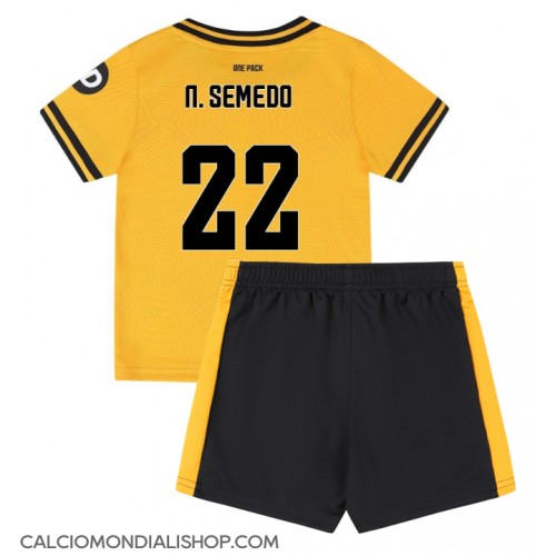 Maglie da calcio Wolves Nelson Semedo #22 Prima Maglia Bambino 2024-25 Manica Corta (+ Pantaloni corti)